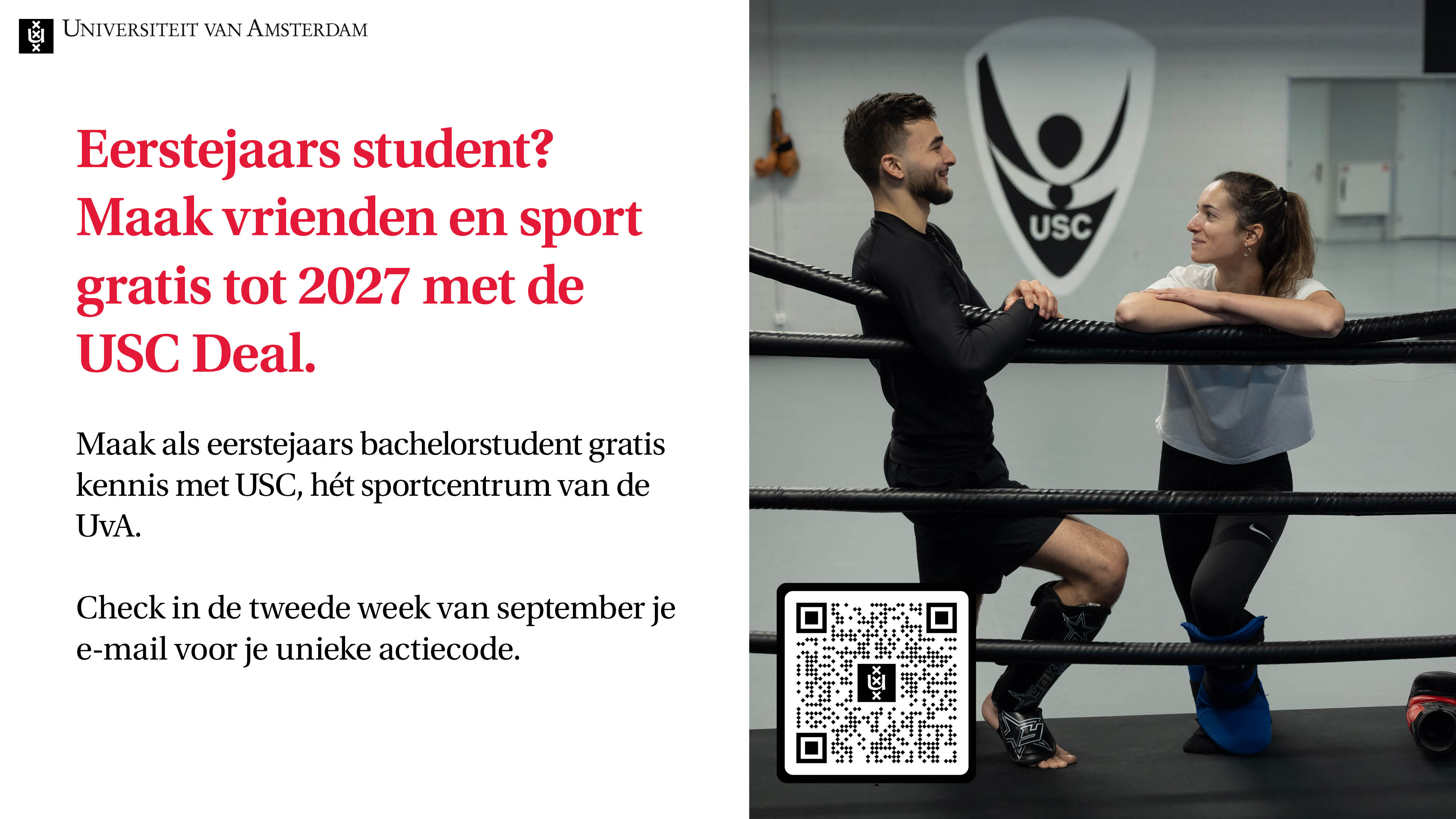 Gratis USC abonnement eerstejaars