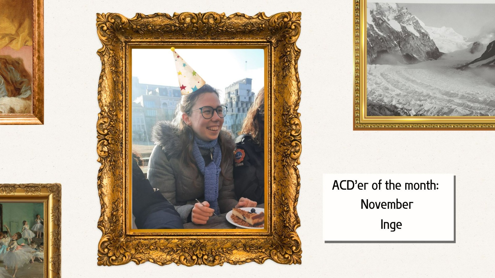 ACD'er vd maand november: Inge de Koning