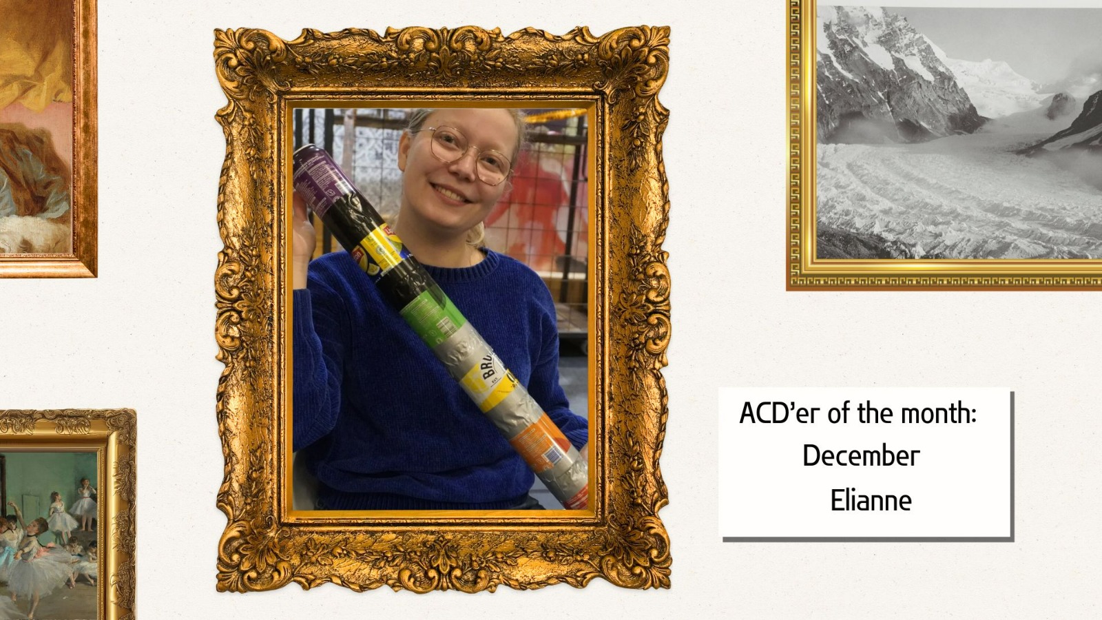 ACD'er vd maand december: Elianne Lekkerkerker