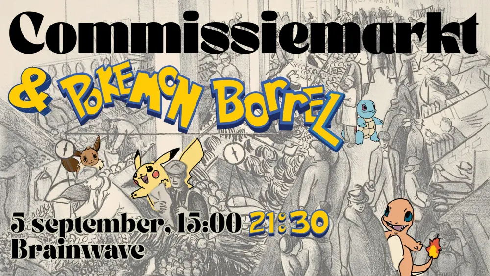 Commissiemarkt & Pokemon Borrel