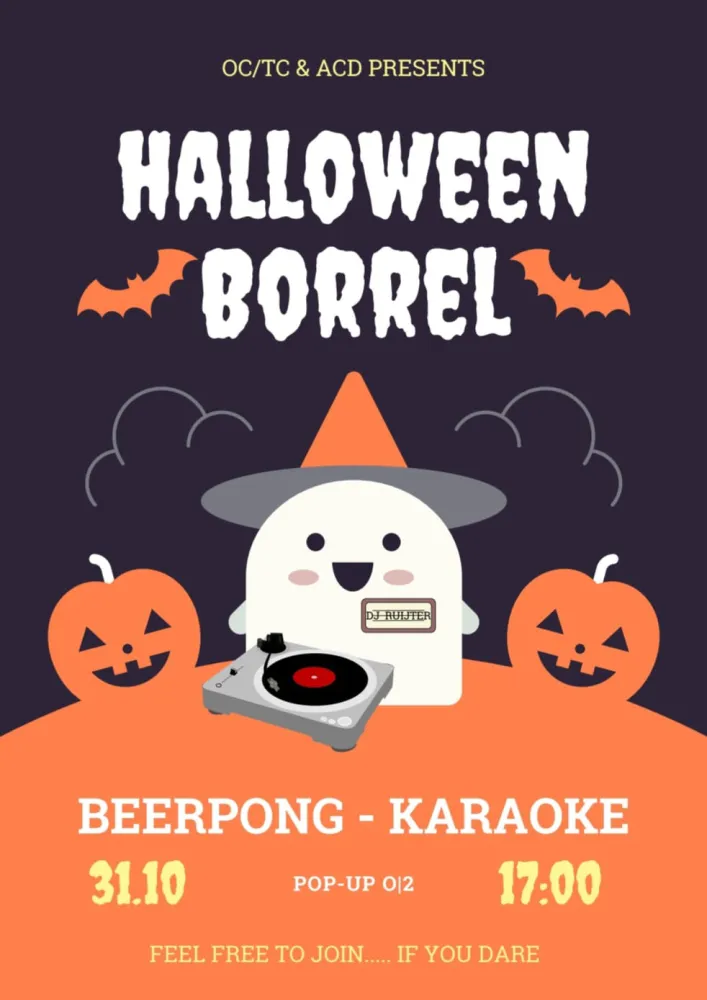 Halloween borrel VU