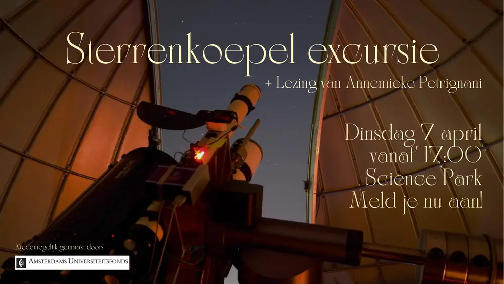 poster sterrenkoepel excursie