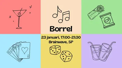 Borrel poster 23 januari