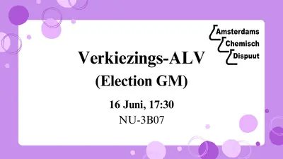 Verkiezings-ALV poster